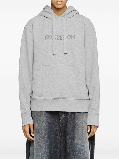 JW ANDERSON LOGO EMBROIDERY HOODIE